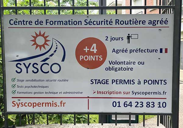 Réserver un stage points permis à Fontainebleau